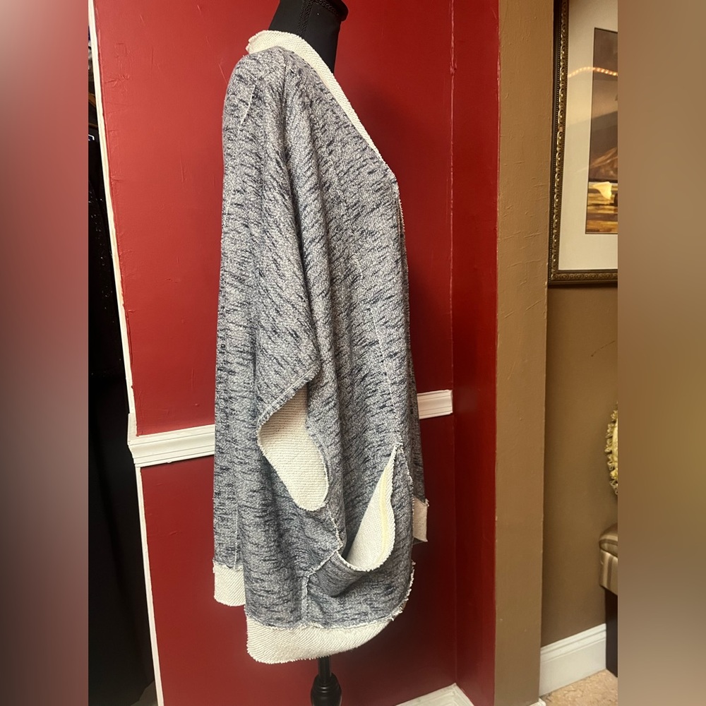 Soft Surroundings Women’s Cardigan Grasse Open Front Sleeveless Sweater Sz L/XL - Picture 3 of 16